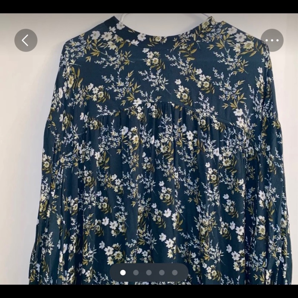 NWT Banana Republic Japan International Exclusive Green Floral Maxi Dress